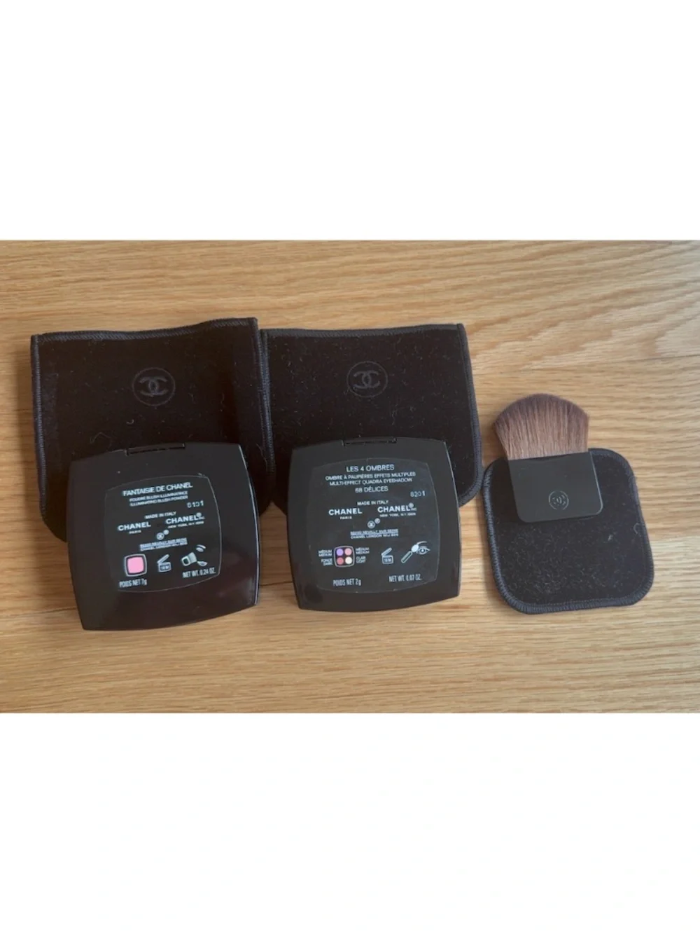 Fantaisie de CHANEL Illuminating Powder & Les 4 Ombres Eyeshadow 68 Délices